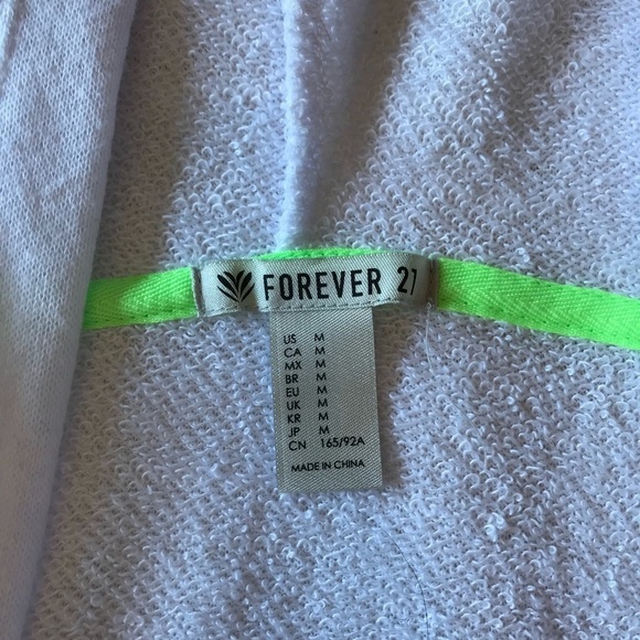 Forever 21 Active Lace-Up Boxing Hoodie Size Medium - Picture 4 of 5